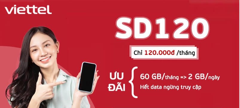 Gói 4G Viettel ngày 2GB