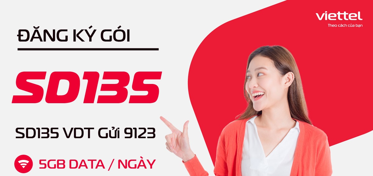 GÓI 4G SD135 VIETTEL,Gói Cước 4G Viettel 6 Tháng