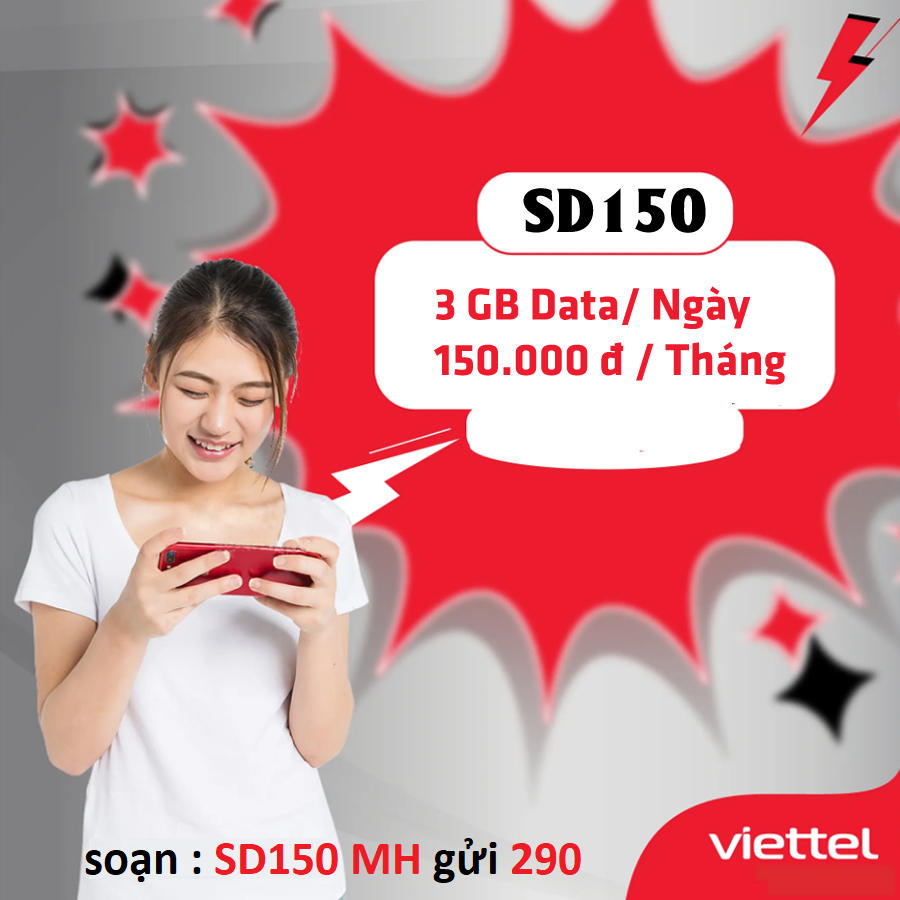 Gói 4G Viettel SD150