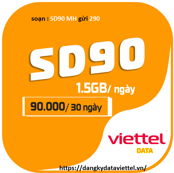 Gói Cước Viettel 90k Tháng