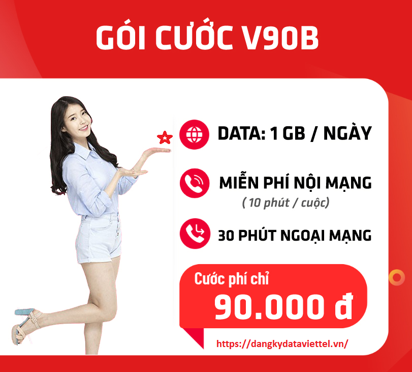 Đăng Ký Data Viettel 90K V90B