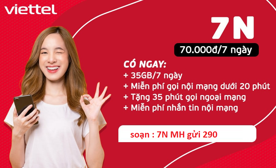  Đăng Ký Data Viettel 7 Ngày