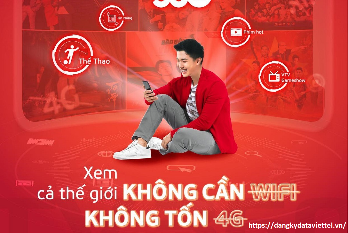 đăng ký 4G Viettel,gói cước 4G Viettel tháng