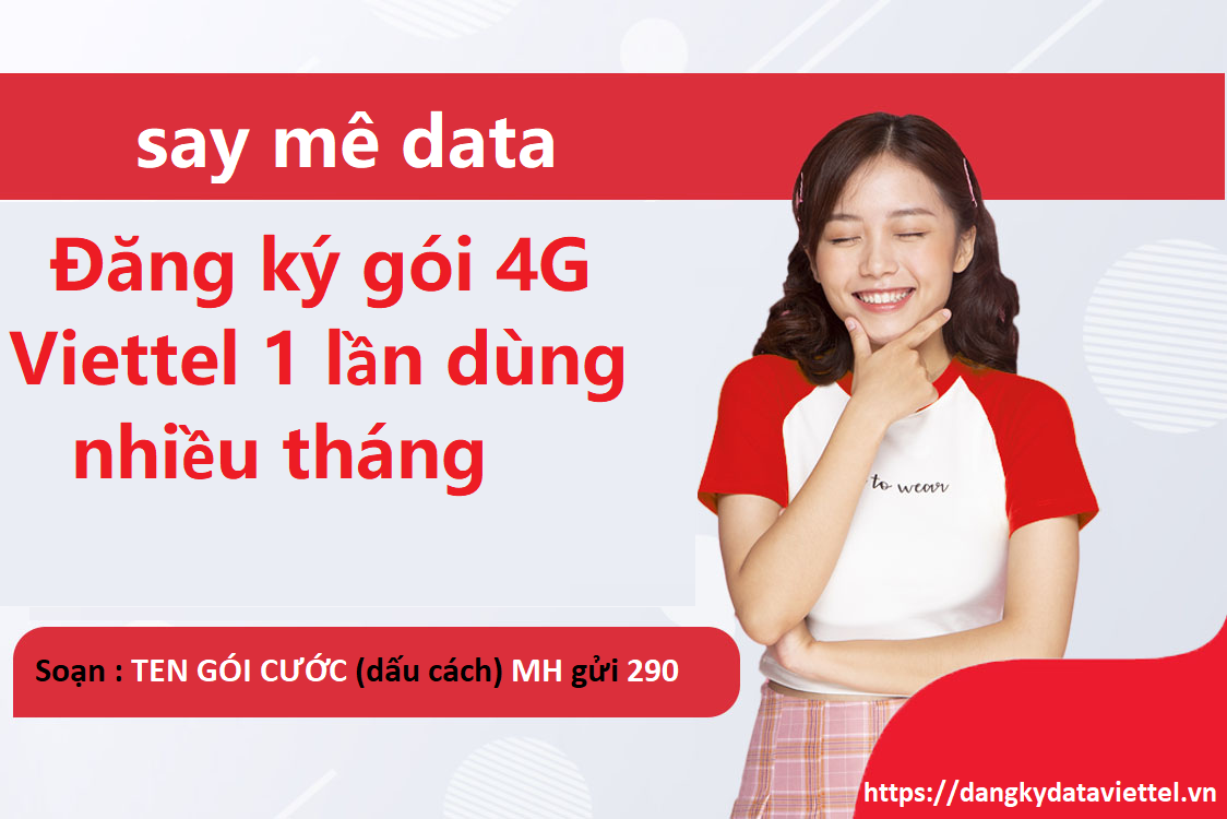 đăng ký 4G Viettel-gói cước 4G Viettel tháng